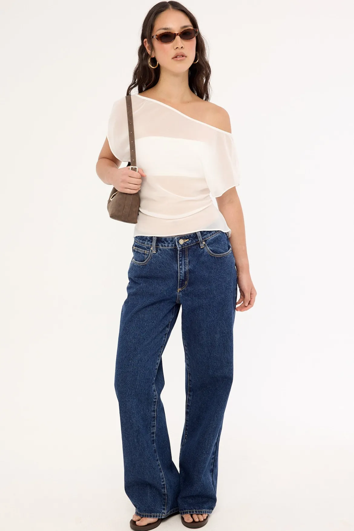 Orla Sheer Top White