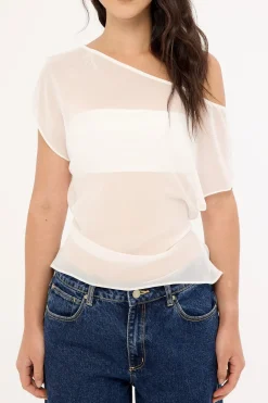 Orla Sheer Top White