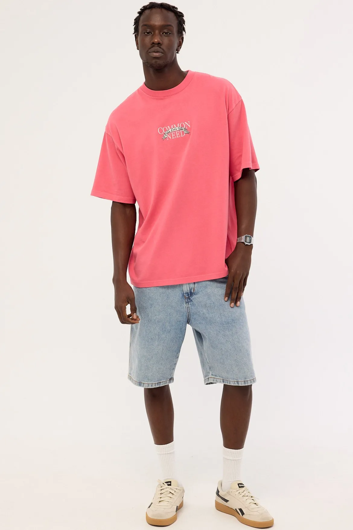 Ornate Heavyweight Easy Tee Washed Rose