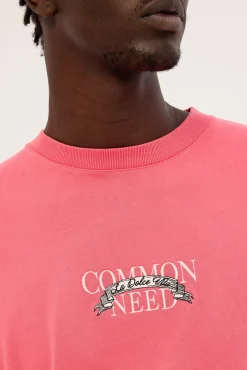 Ornate Heavyweight Easy Tee Washed Rose