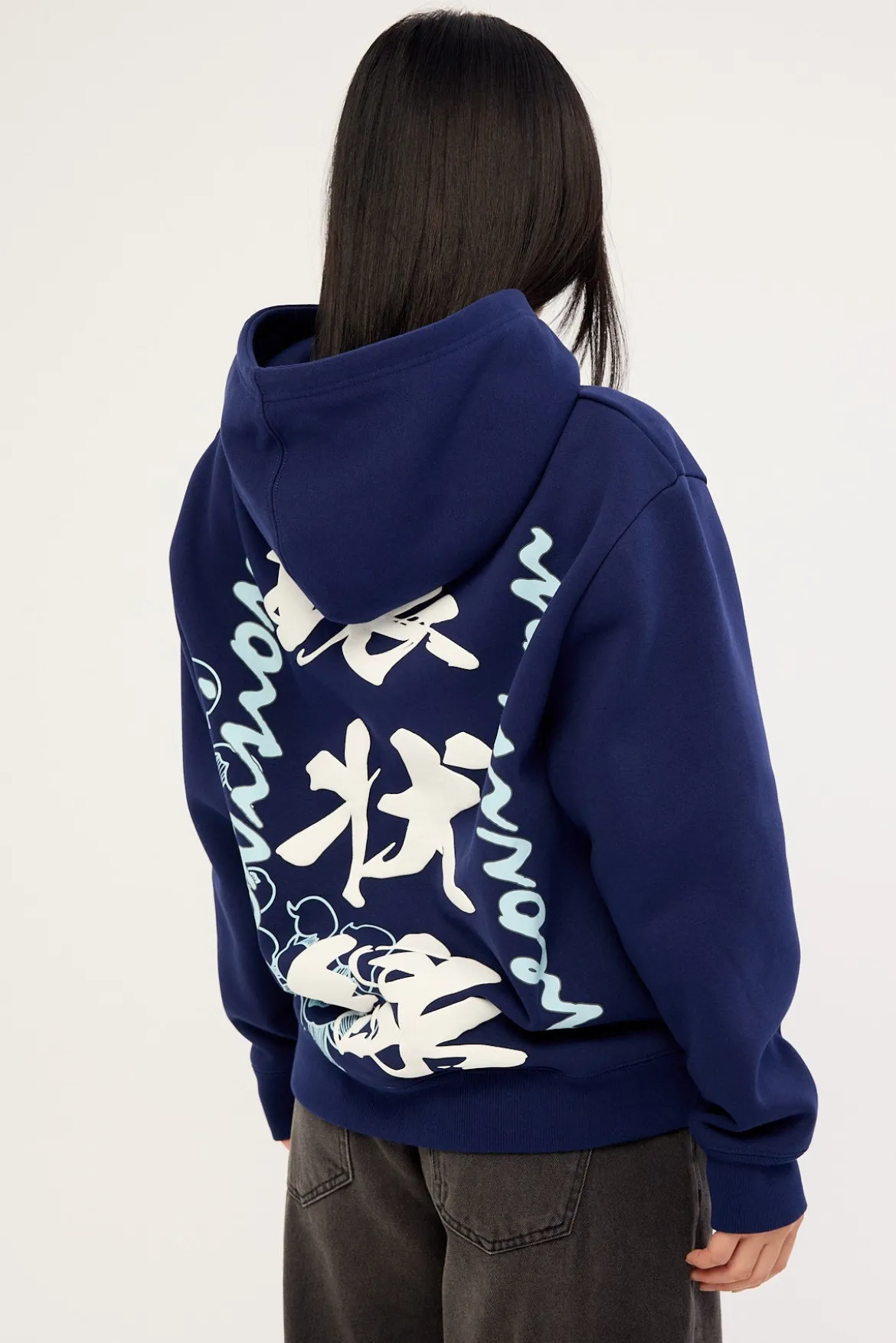 Osaka Night Relaxed Hoodie Navy