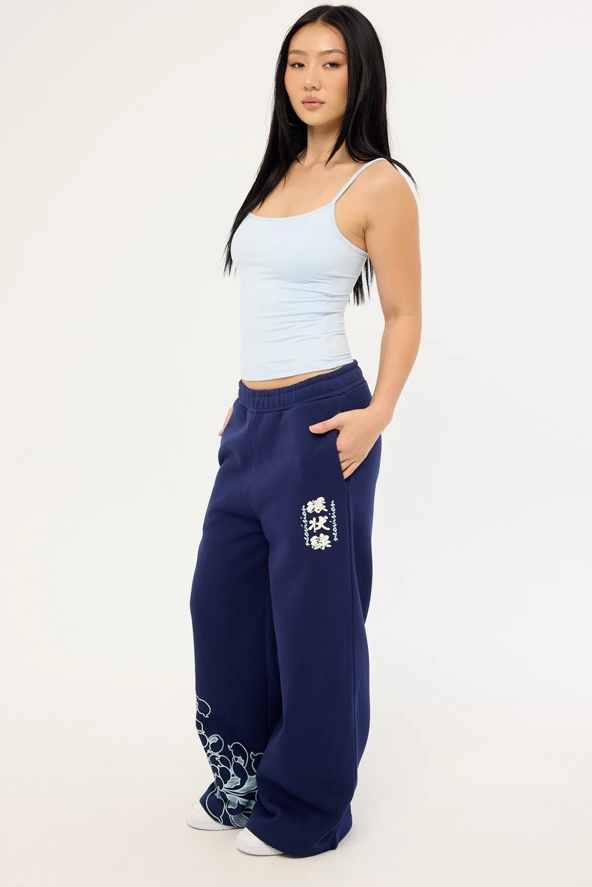 Osaka Night Straight Leg Trackpant Navy