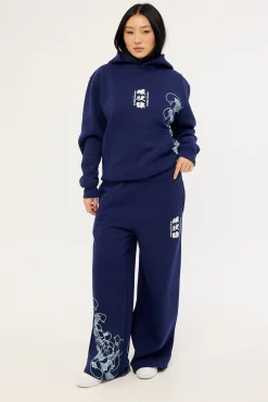 Osaka Night Straight Leg Trackpant Navy