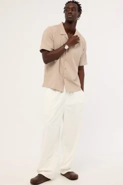 Otis Baggy Cord Pant Off White