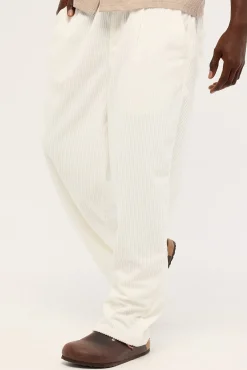 Otis Baggy Cord Pant Off White