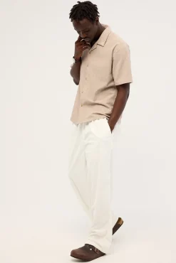 Otis Baggy Cord Pant Off White