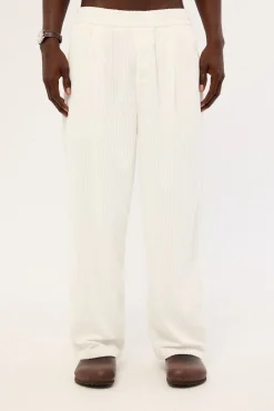 Otis Baggy Cord Pant Off White