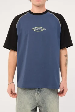 Outlaw Raglan Heavy Tee China Blue