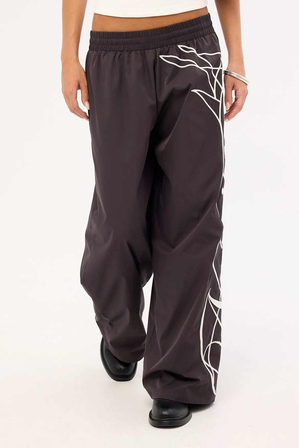 Outline Wide Leg Pant Black