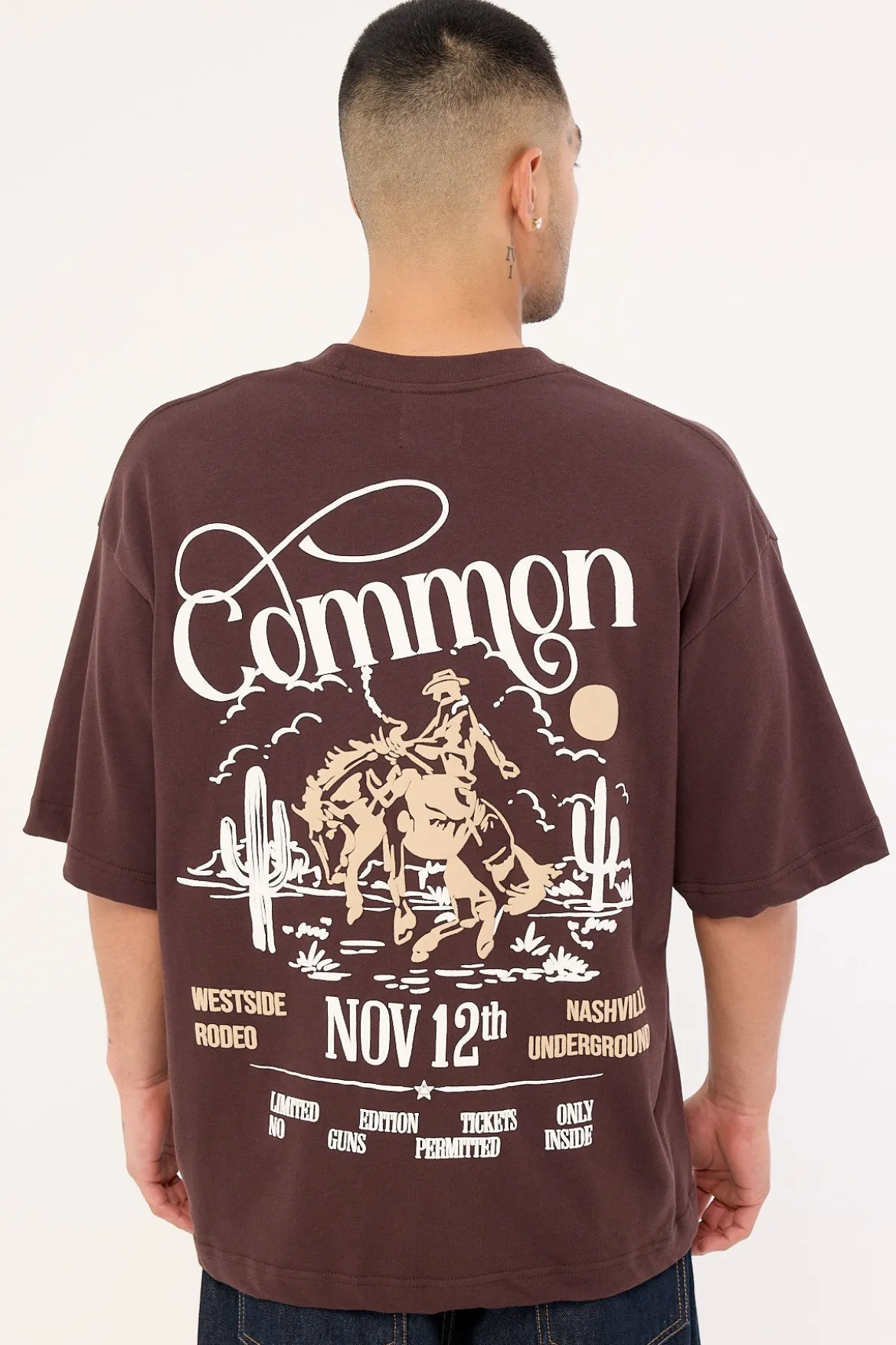 Outpost Heavyweight Easy Tee Dark Brown