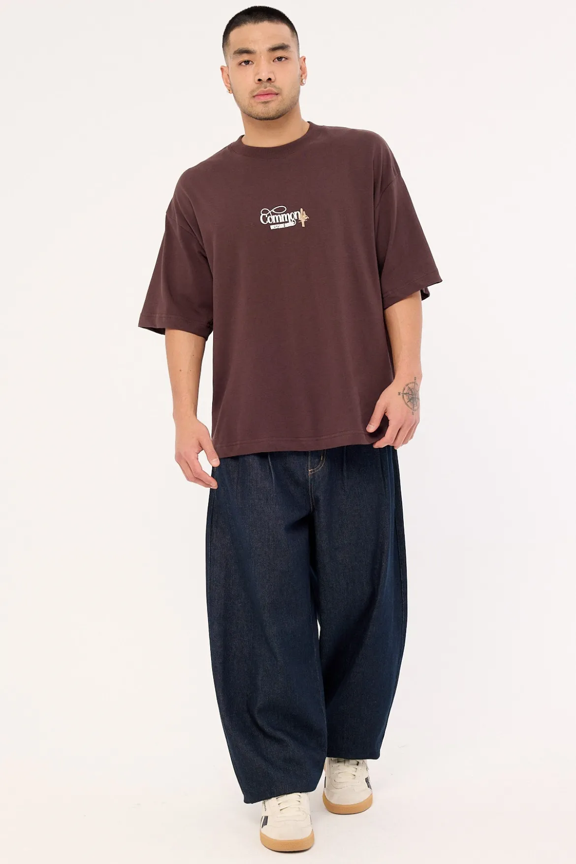 Outpost Heavyweight Easy Tee Dark Brown
