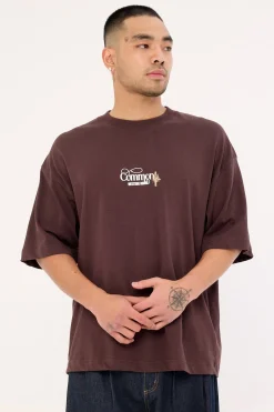 Outpost Heavyweight Easy Tee Dark Brown