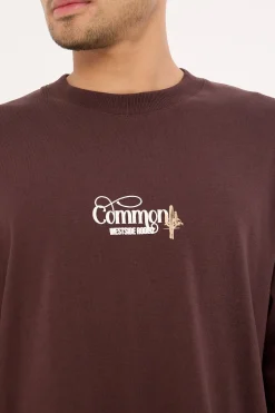 Outpost Heavyweight Easy Tee Dark Brown