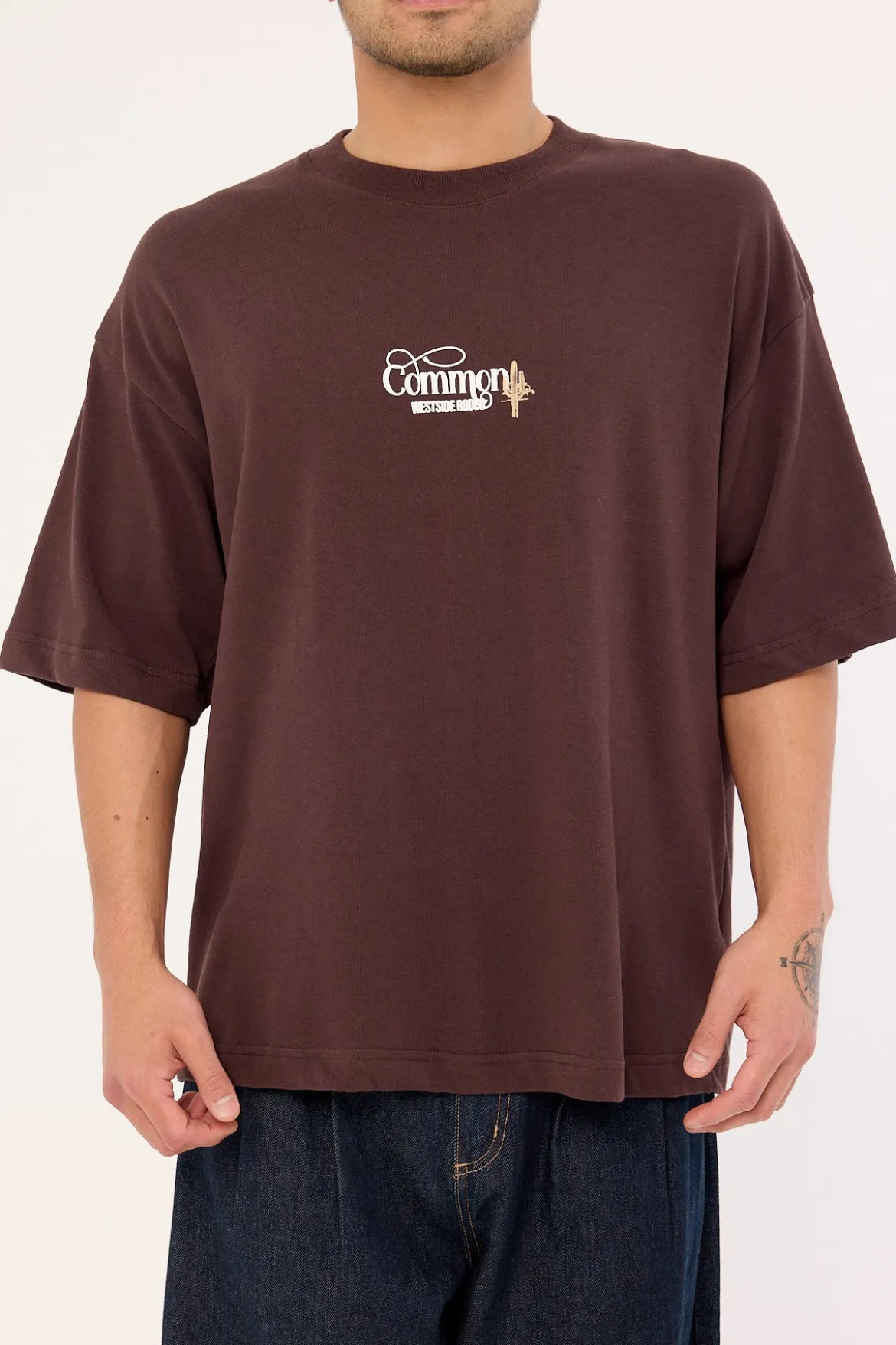 Outpost Heavyweight Easy Tee Dark Brown
