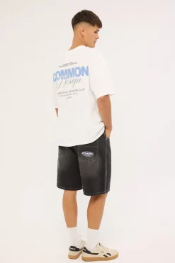 Oval Carpenter Jort Washed Black