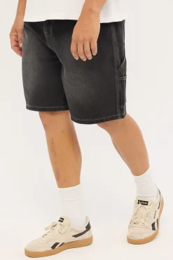 Oval Carpenter Jort Washed Black