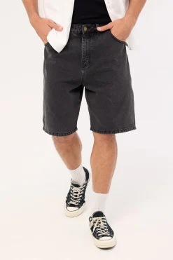 Oval Denim Shorts Washed Black