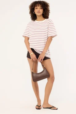 Oversized Stripe Tee Blue Stripe