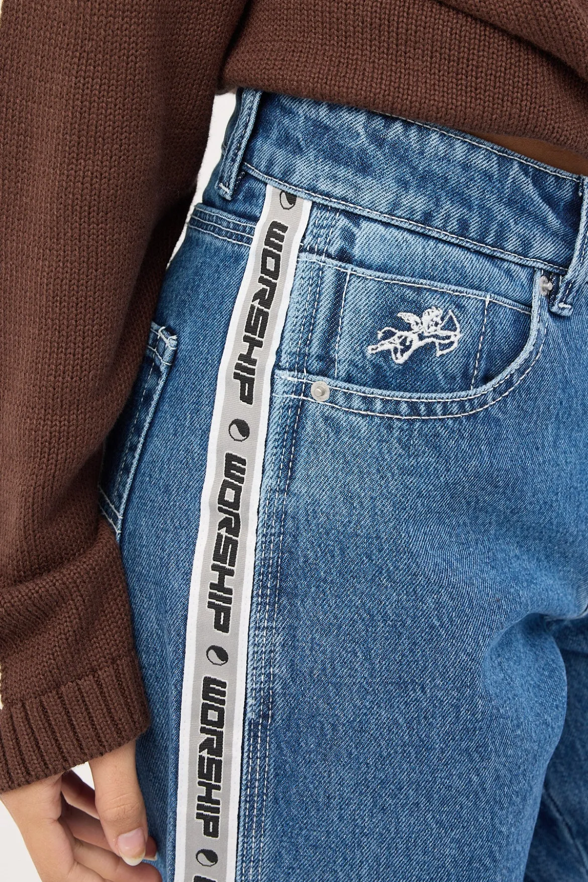 Pacer Sloucher Jean Steady Mid Blue