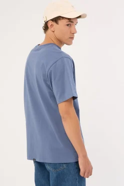 Paid In Full Embro Merch Fit Tee Rustic Blue