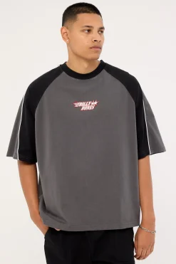 Panel Boxy Tee Pewter