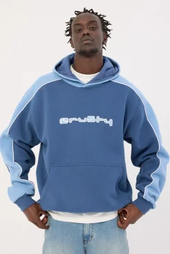 Panela Anderson Hooded Fleece Atlantic Blue