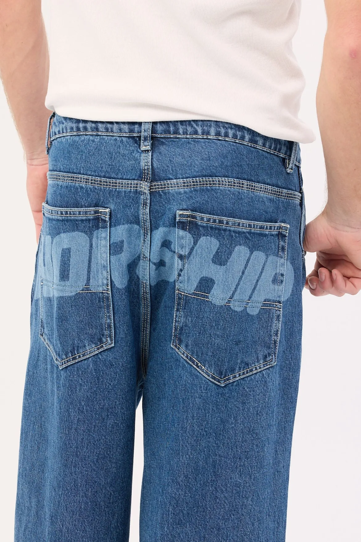 Panorama Dozer Jean Worn Blue Rinse