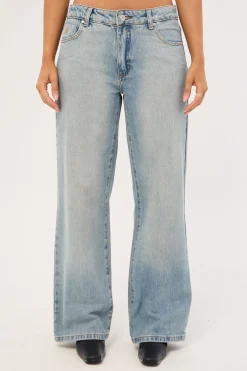 Parker Petite Low Rise Baggy Jean Faded Pearl Blue