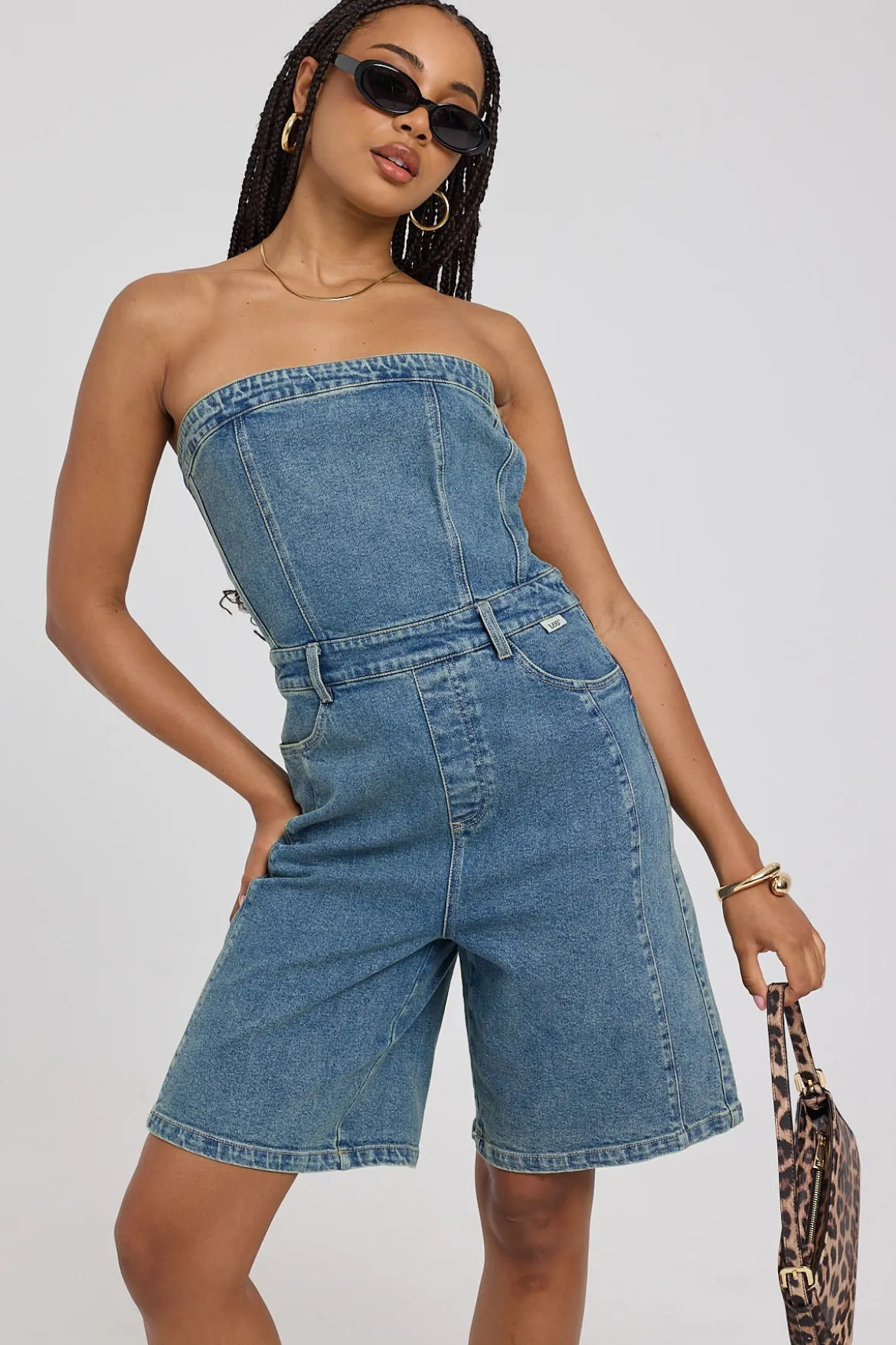 Parker Romper Dirty Tea