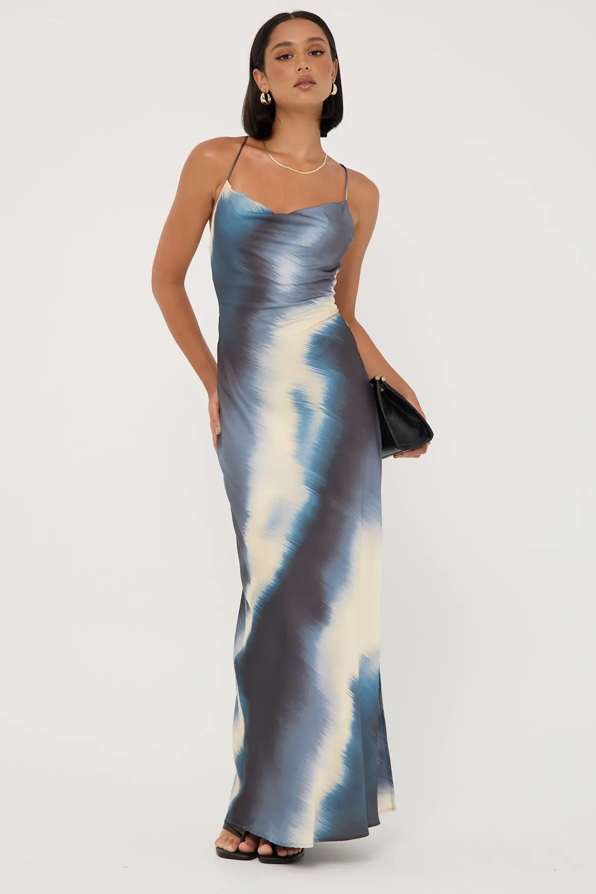 Parula Evie Recycled Maxi Dress Tie Dye Print