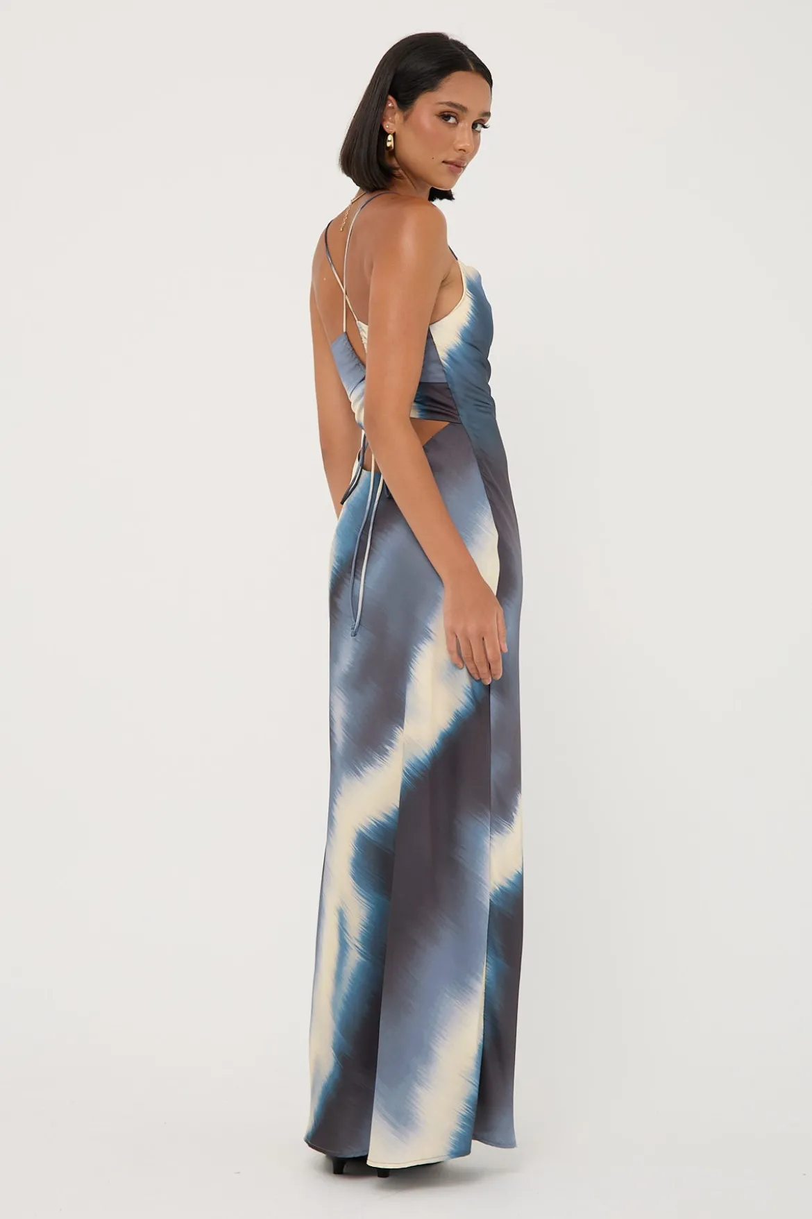 Parula Evie Recycled Maxi Dress Tie Dye Print