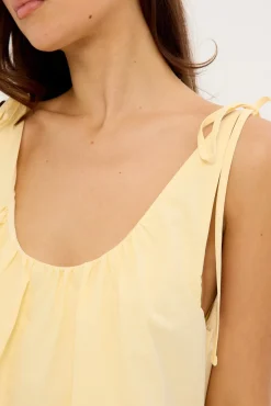 Penelope Tie Shoulder Mini Dress Butter