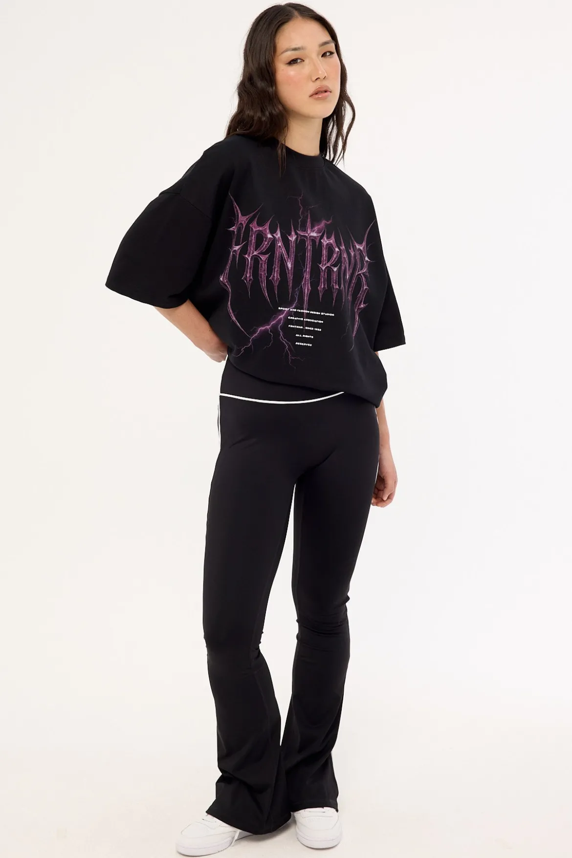 Perfect Storm Tee Black Neon
