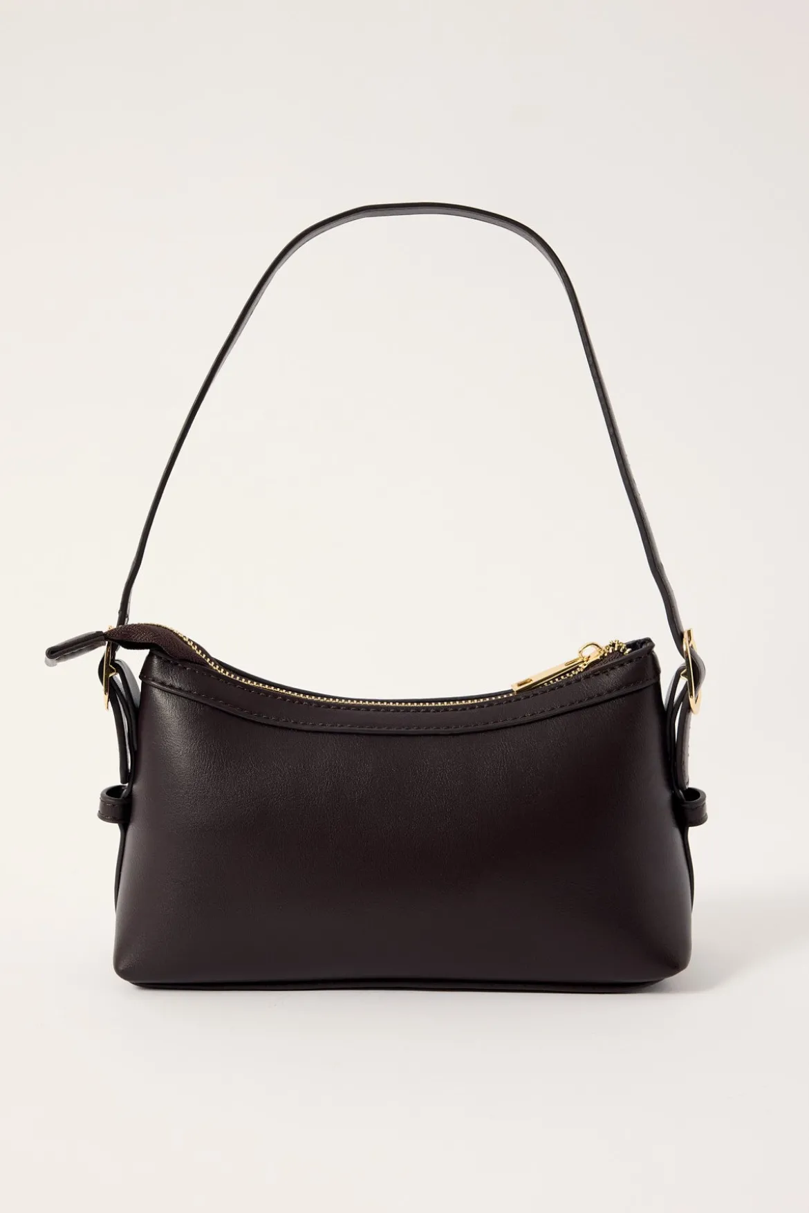Peta + Jain AVRIL MINI SHOULDER BAG CHOC SMOOTH