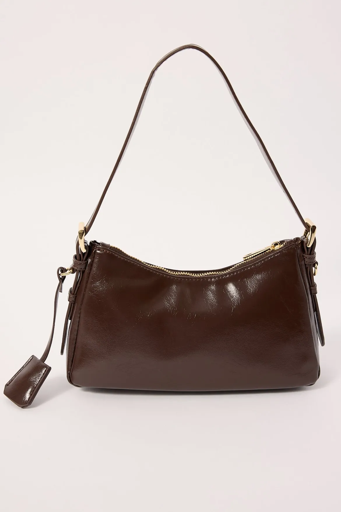 Peta + Jain Brody Shoulder Bag Choc Crinkle/Gold