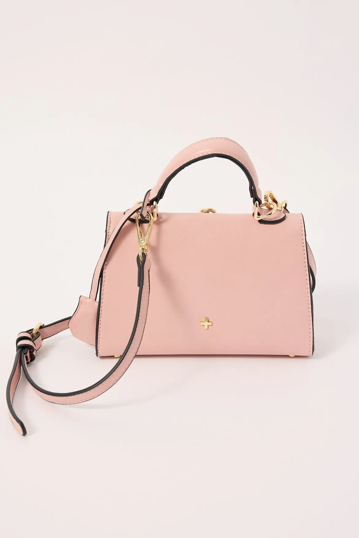 Peta + Jain Hedi Crossbody Pink Crinkle/Gold