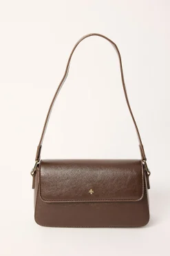 Peta + Jain Jocelyn Chocolate Crinkle PU/Gold