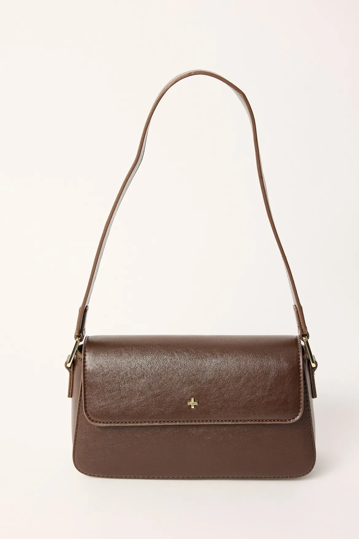Peta + Jain Jocelyn Chocolate Crinkle PU/Gold