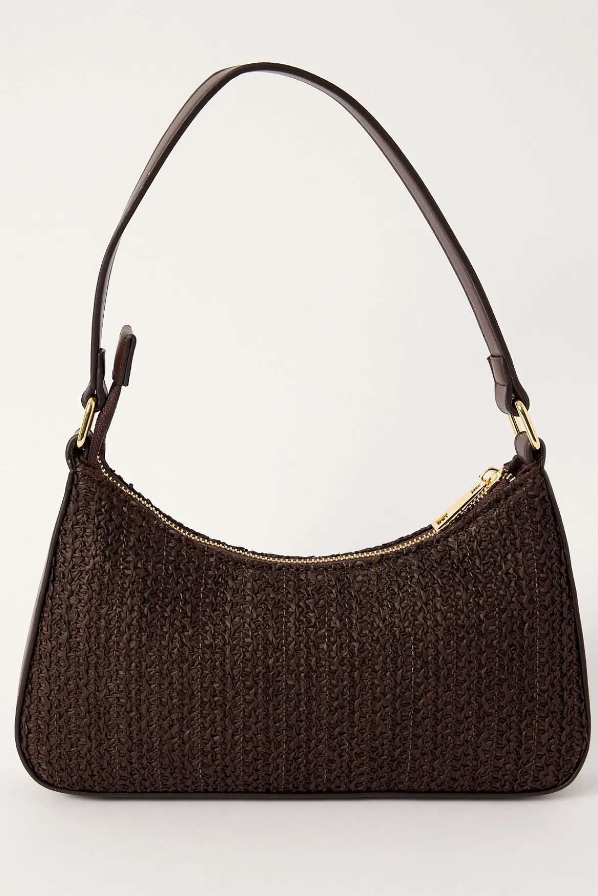 Peta + Jain Josee Choc Raffia Bag Choc Raffia