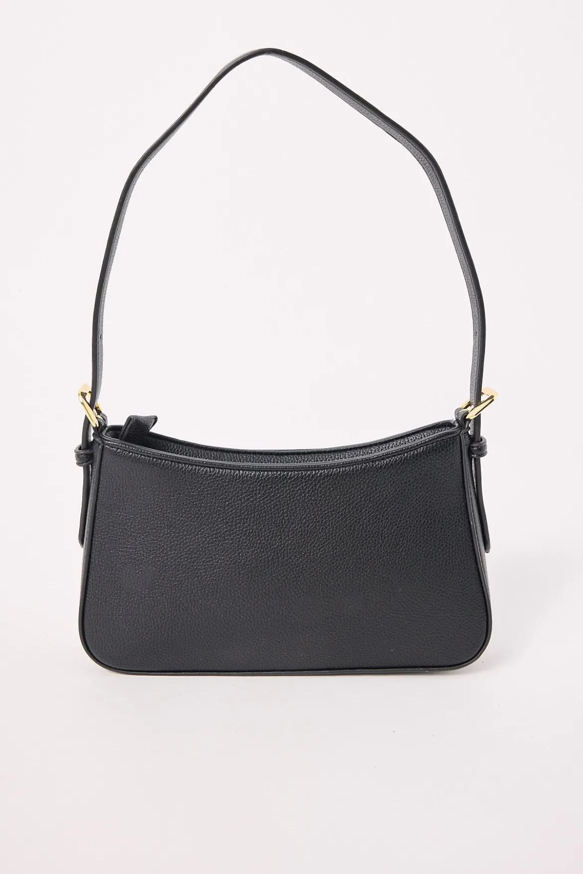 Peta + Jain Lilu Black PU/Gold Mini Stud
