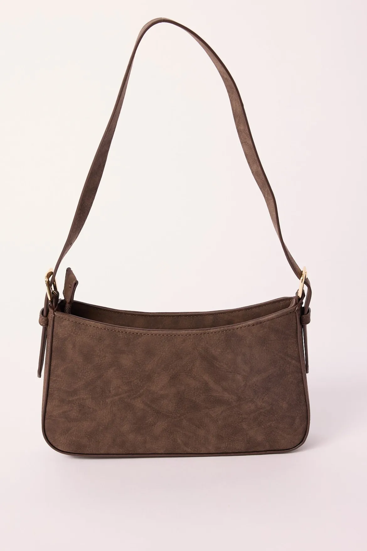 Peta + Jain Lilu Shoulder Bag Chocolate Suede PU/Gold
