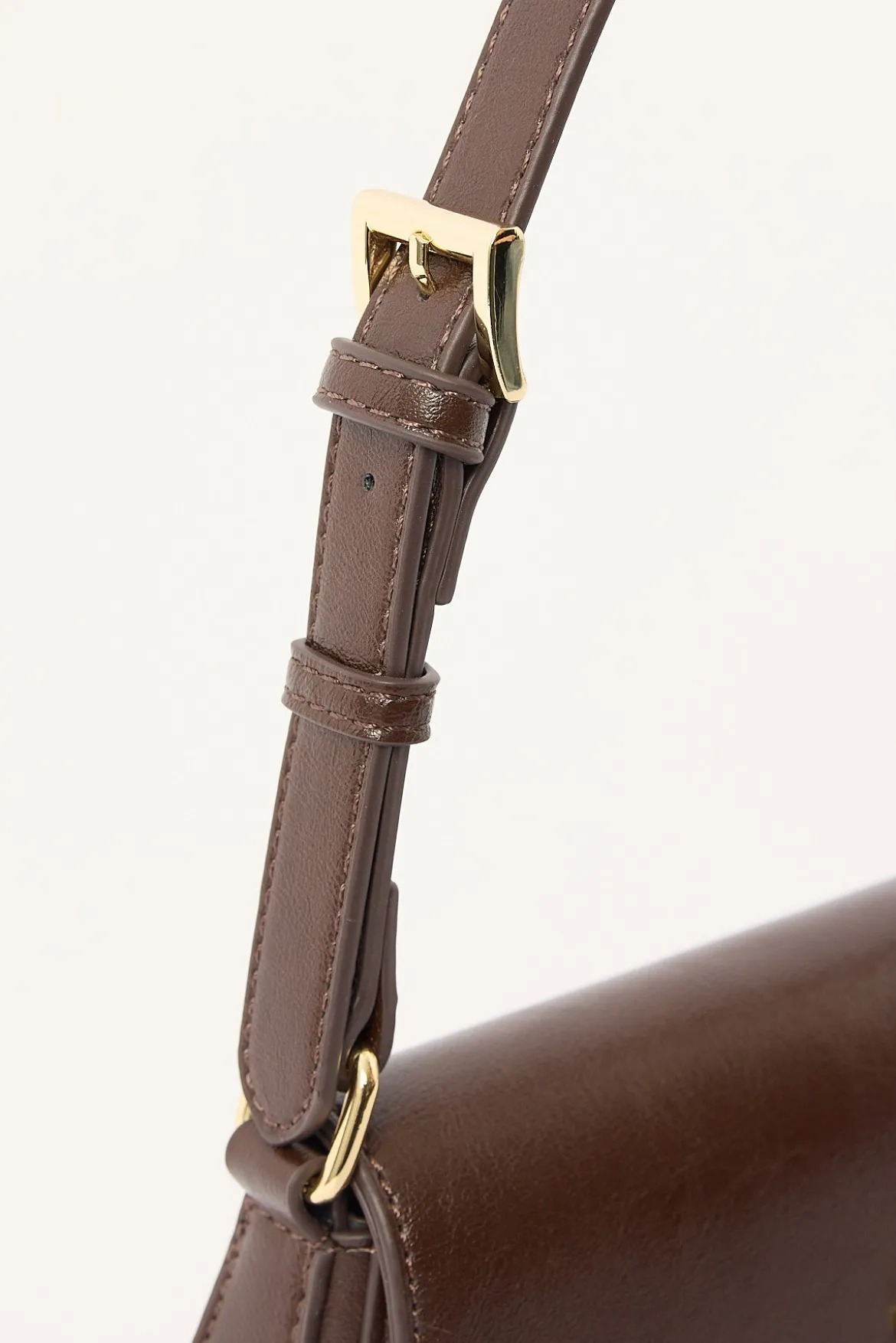Peta + Jain Nikki Shoulder Bag Choc Crinkle