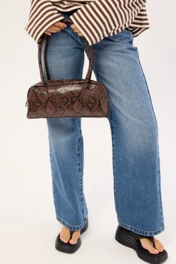 Peta + Jain Nyota Chocolate Snake PU/Gold
