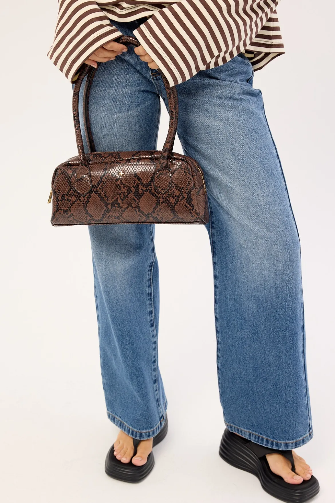 Peta + Jain Nyota Chocolate Snake PU/Gold