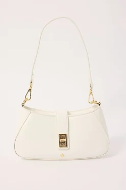 Peta + Jain Ripley Shoulder Bag White PU/Gold