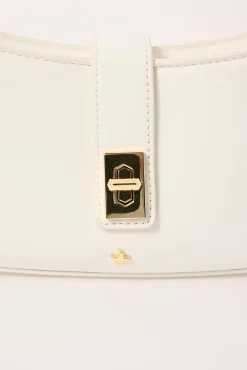 Peta + Jain Ripley Shoulder Bag White PU/Gold