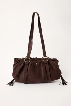 Peta + Jain Rory Chocolate Suede/Gold