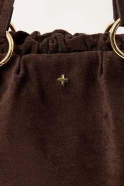 Peta + Jain Rory Chocolate Suede/Gold