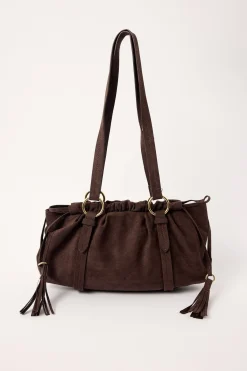 Peta + Jain Rory Chocolate Suede/Gold