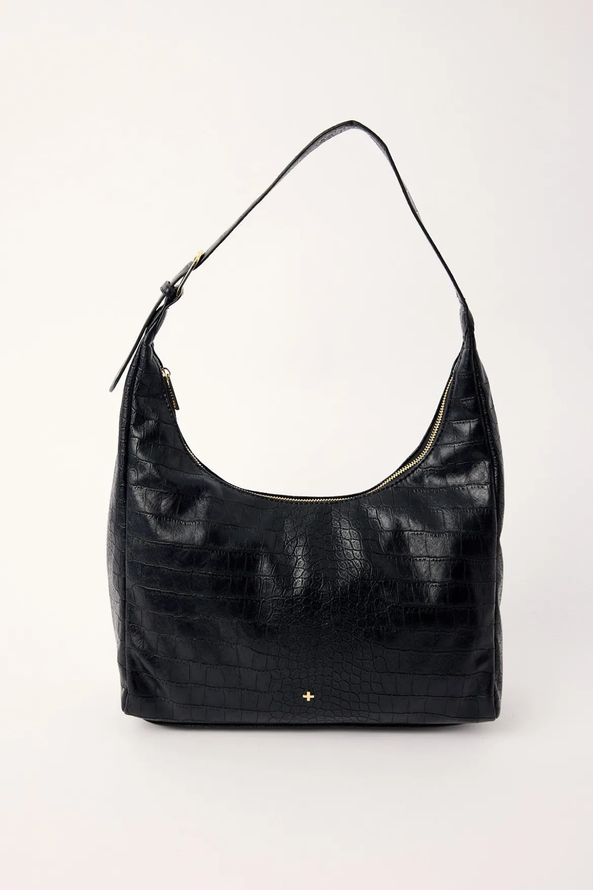 Peta + Jain Tribeca Black Croc PU